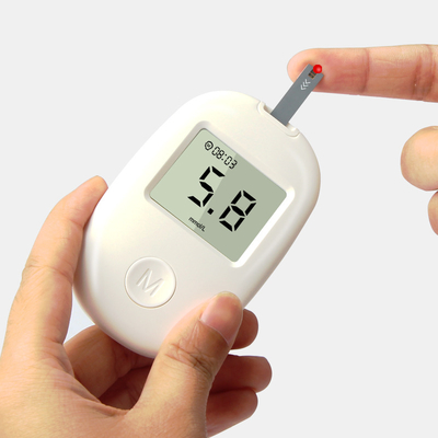 Exposição do LCD do açúcar para o sangue Sugar Glucose Monitor Meter Medical Glucometer portátil